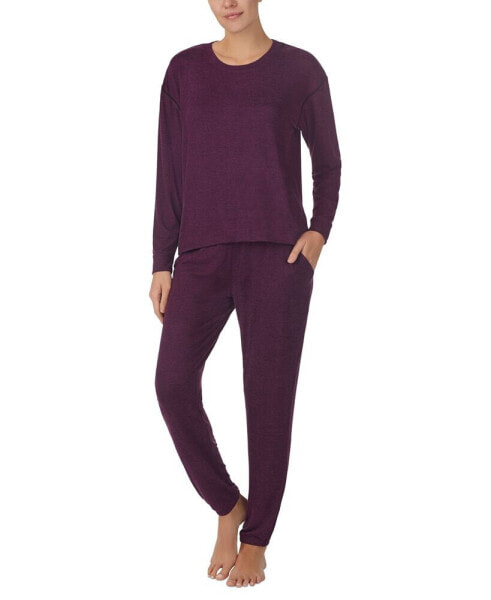 Woman's 2-Pc. Long-Sleeve Jogger Pajamas Set