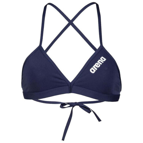 ARENA Team Tie Back Solid Bikini Top