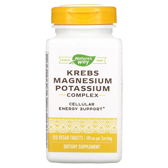 Krebs Magnesium Potassium Complex, 345 mg, 120 Vegan Tablets (172 mg per Tablet)
