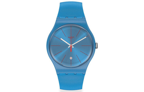 Часы и аксессуары Swatch SUOS401 в ярко-синем цвете