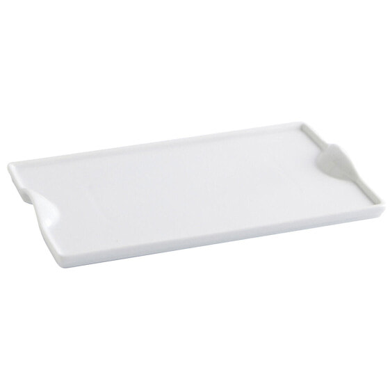 поднос для закусок Quid Gastro Fun Керамика Белый (25,5 x 15,5 cm) (Pack 6x)