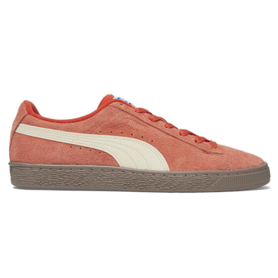 Puma Suede N & T Lace Up Mens Orange Sneakers Casual Shoes 39405701