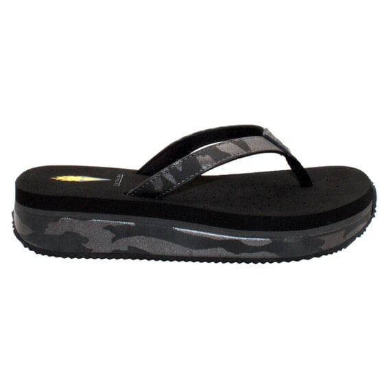 Volatile Untamed Platform Womens Black Casual Sandals PV102-036