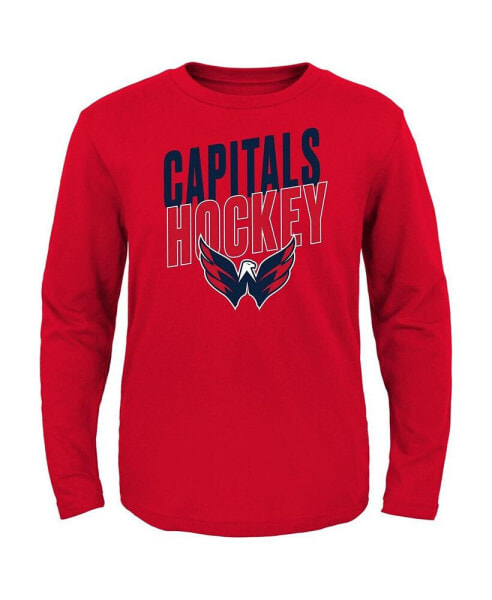 Футболка для малышей OuterStuff Washington Capitals Красная