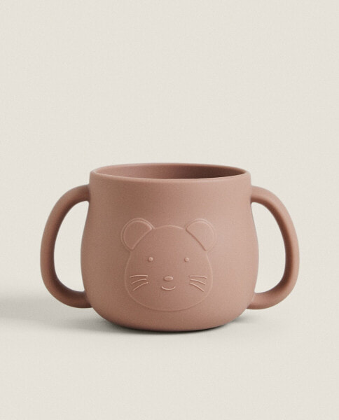 Children's silicone mouse mug