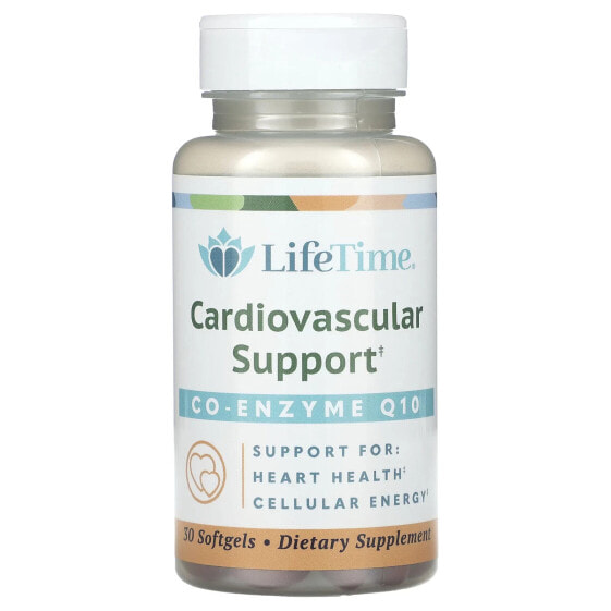LifeTime Vitamins, поддержка сердечно-сосудистой системы, 30 мягких таблеток