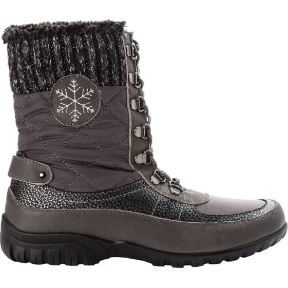 Propet Delaney Frost Snow Womens Grey Casual Boots WFV032SGRY