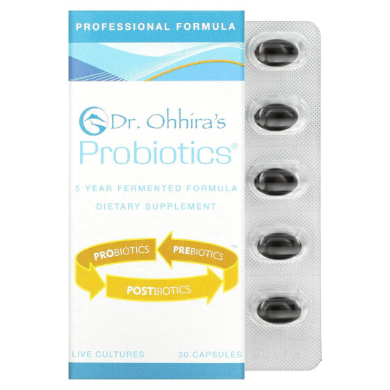 Пребиотики и пробиотики Dr. Ohhira's Professional Formula, 30 капсул