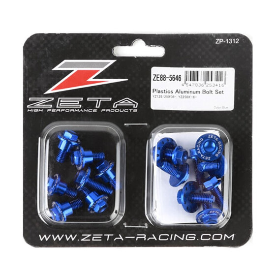 ZETA Yamaha YZ 125 08-21/YZ 250 08-21/YZ 250 16-21/YZ 125 17-21 ZE88-5646 Aluminium Fairing Screw Kit