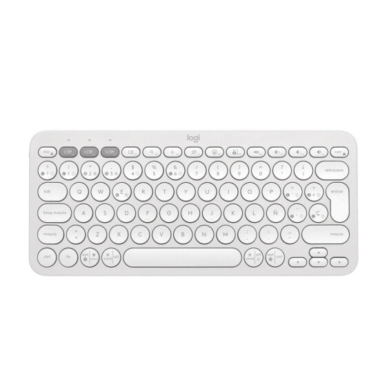 Беспроводная клавиатура Logitech K380s Белый Испанская Qwerty