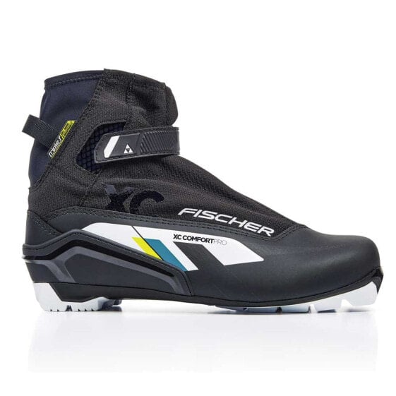 FISCHER XC Comfort Pro Black Yellow Nordic Ski Boots