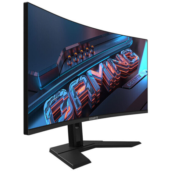 GIGABYTE GS34WQC, 34 Zoll Curved Gaming Monitor, 135 Hz, VA, FreeSync Premium