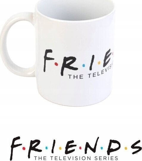 Friends Friends - Kubek ceramiczny w pudełku prezentowym 350 ml (Biały)