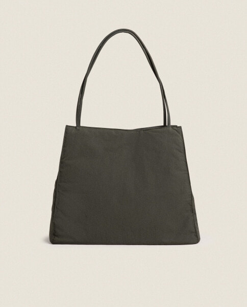 Technical fabric tote bag