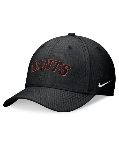 Men's Black San Francisco Giants Primetime Performance SwooshFlex Hat