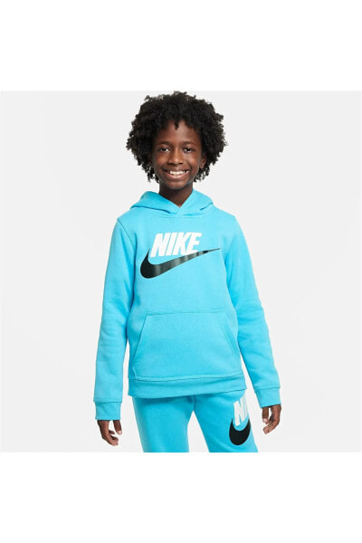Толстовка Nike Sportswear Club Pullover для детей, синяя