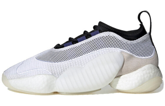 adidas originals Crazy BYW 2.0 White/Black/Purple 拉文 防滑 低帮 实战篮球鞋 男女同款 黑白紫 / Баскетбольные кроссовки Adidas originals Crazy BYW 2.0 WhiteBlackPurple AQ1183