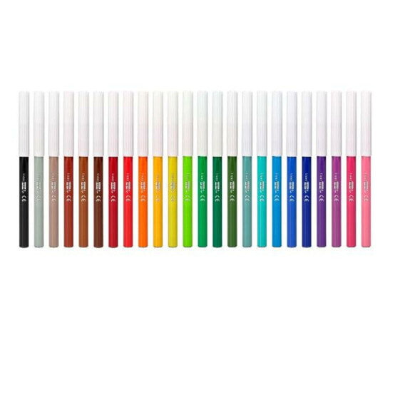 Набор фломастеров Liderpapel RT07 Разноцветный 2 мм (24 шт)