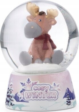 NICI NICI 49352 Brokatowa kula Cosy Winter Łoś Thure 6,5cm