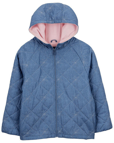 Kid Quilted Chambray Mid-Weight Jacket 4