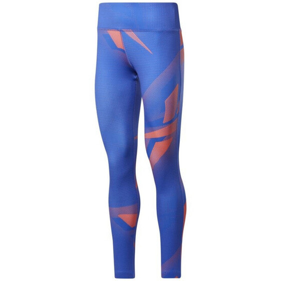 Sport leggings for Women Reebok MYT Printed Blue