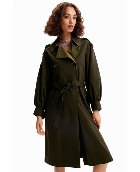 Women's Oversize belted trench coat