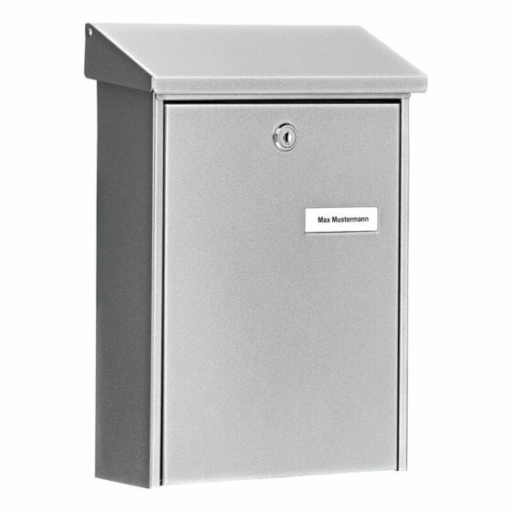 Burg-Wächter Daily 5861 SI - Wall-mounted mailbox - Steel - Silver - Vertical - Key - 1 pc(s)