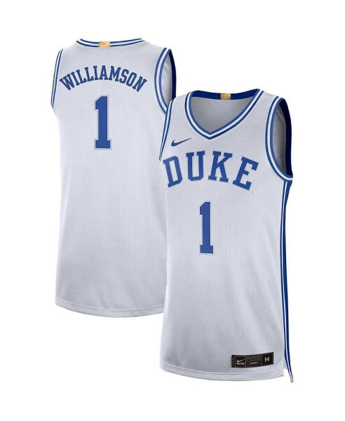 Men's Zion Williamson White Duke Blue Devils Limited Basketball Jersey