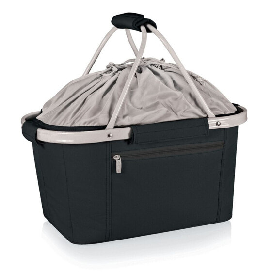 by Picnic Time Metro Black Basket Collapsible Cooler Tote