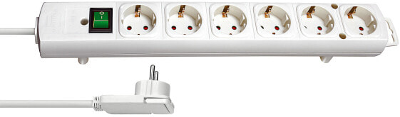 Удлинитель Brennenstuhl 2 m 6 AC outlet(s) Indoor White 420 mm White