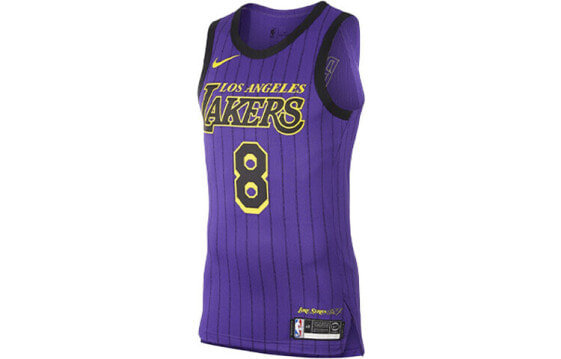 Футболка мужская Nike NBA AU Los Angeles Lakers 8 Коби фиолетовая