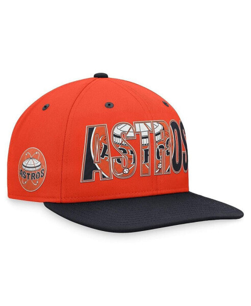 Бейсболка Nike мужская Оранжевая Houston Astros Cooperstown Collection Pro Snapback