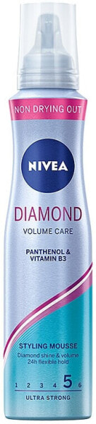 Haarstyling Mousse Diamond Volume mit ultra starkem Halt