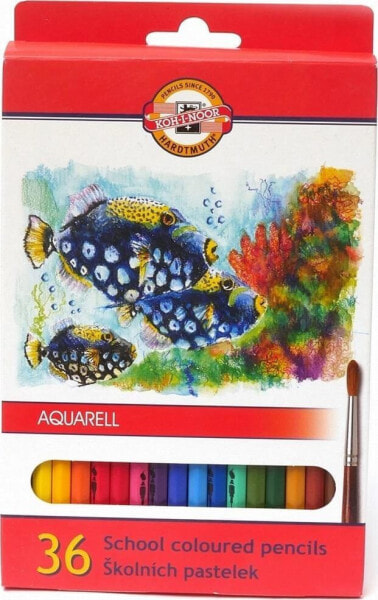 Цветные карандаши Koh-I-Noor Mondeluz 36 цветов