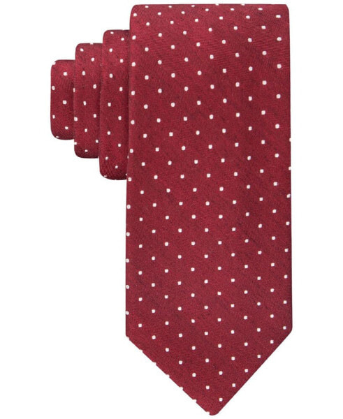 Men's Herringbone Dot Tie