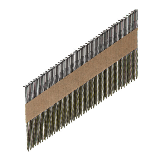 Milwaukee D-Kopf-Nägel für M18FFN 7,4 x 3,1 x 90 mm, Glattschaft Stahl blank 34°