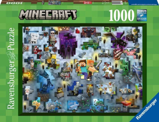 Пазл детский развивающий "Minecraft Mobs 1000T" Ravensburger