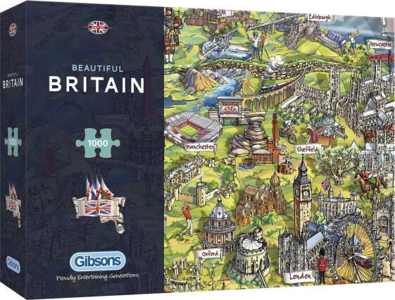 Gibsons Puzzle 1000 Piękna Brytania G3