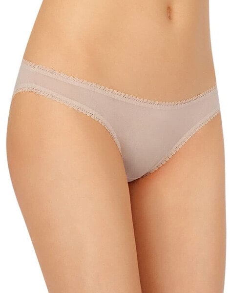 OnGossamer Women's Mesh Low-Rise Bikini Panty Underwear, Quicksilver, M