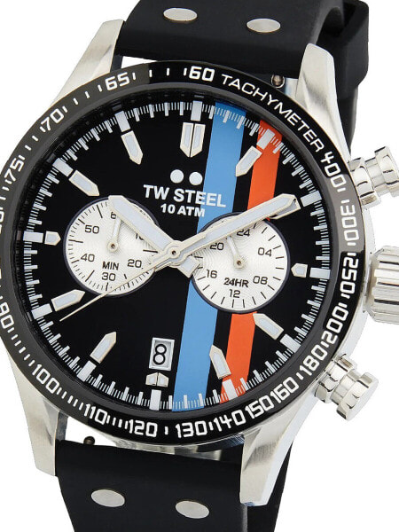 TW-Steel VS123 Volante Sport Chronograph Mens Watch 45mm 10ATM