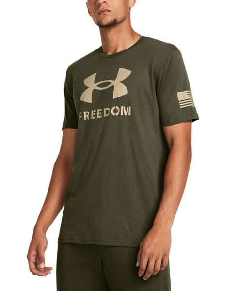 Men's Relaxed Fit Freedom Logo Short Sleeve T-Shirt