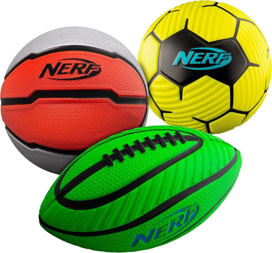 Nerf 92081 Proshot Multisport Foam Ball Set - Mini Foam Sports Set for Kids