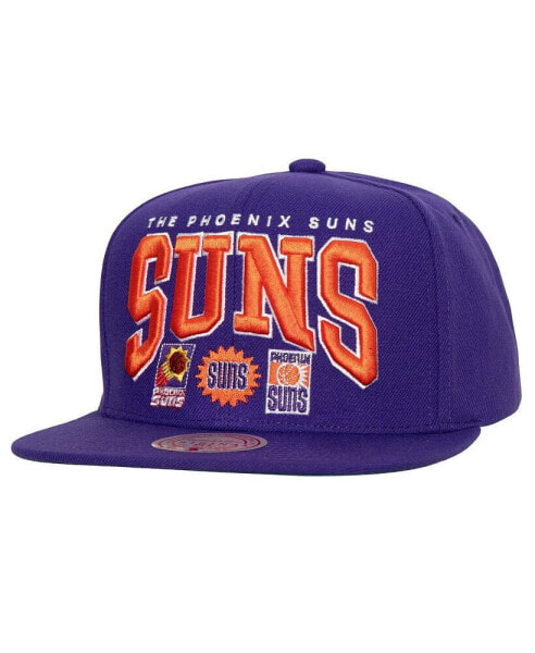 Men's Purple Phoenix Suns Champ Stack Snapback Hat