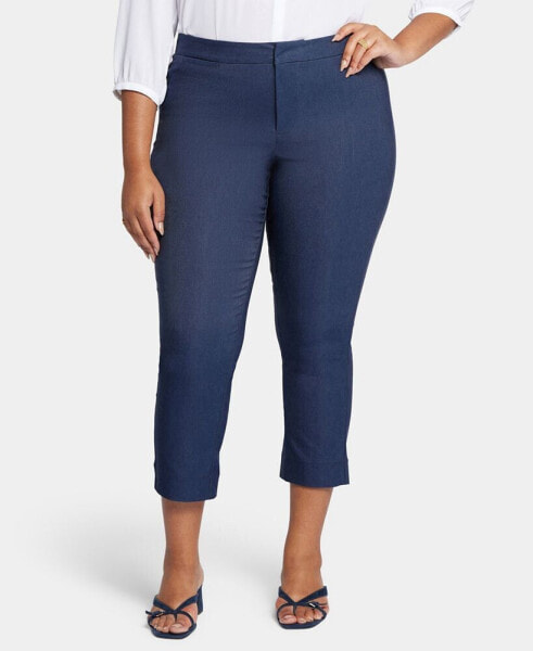 Plus Size Slim Trouser Ankle Pants