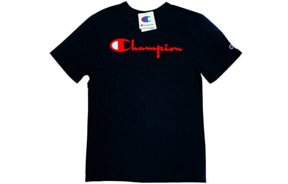 Футболка Champion с логотипом "全刺绣" Trendy Clothing Tops -