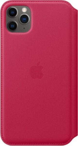 Apple Etui Apple MY1N2ZM/A iPhone 11 Pro Max malinowy/raspberry Leather Book