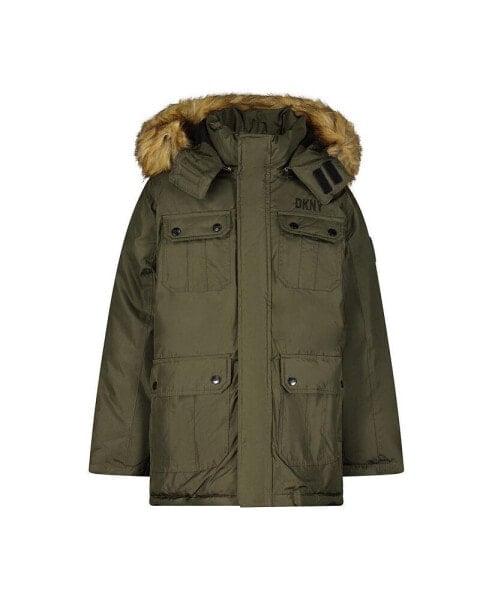 Куртка DKNY Boys Heavyweight Parka Coat