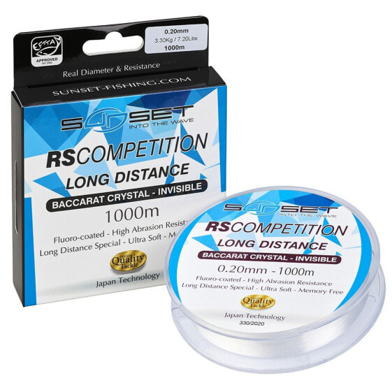 SUNSET RS Competition Long Distance Monofilament 1000 m