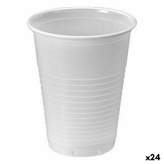 Набор многоразовых стаканов Algon Белый 200 мл (25 штук) 25 предметов