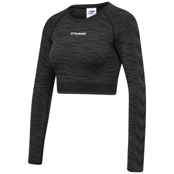 HUMMEL Saga Cropped Seamless long sleeve T-shirt